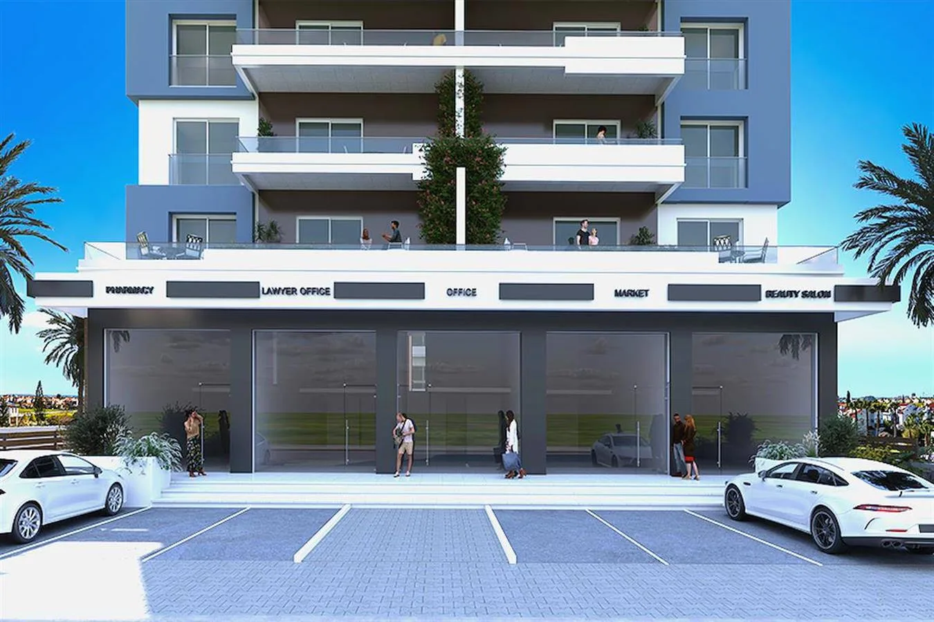Sea Breeze, İskele — dış cephe görselleştirmesi