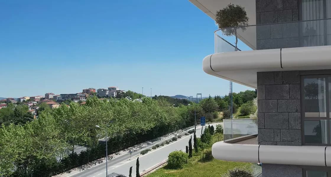 Senfoni Etiler, Beşiktaş — dış cephe görselleştirmesi