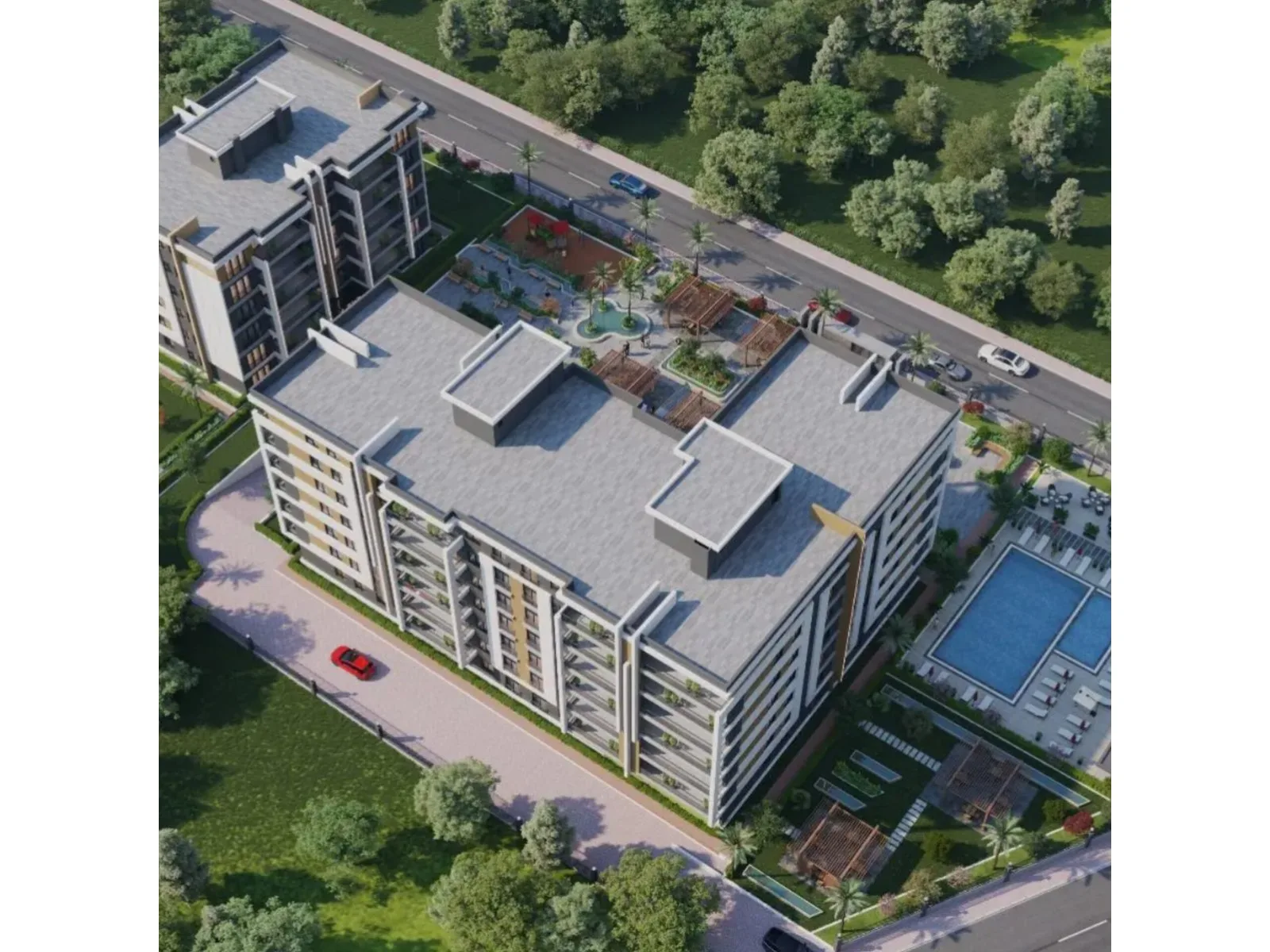 Serenvadi Evleri, Çanakkale — dış cephe görselleştirmesi