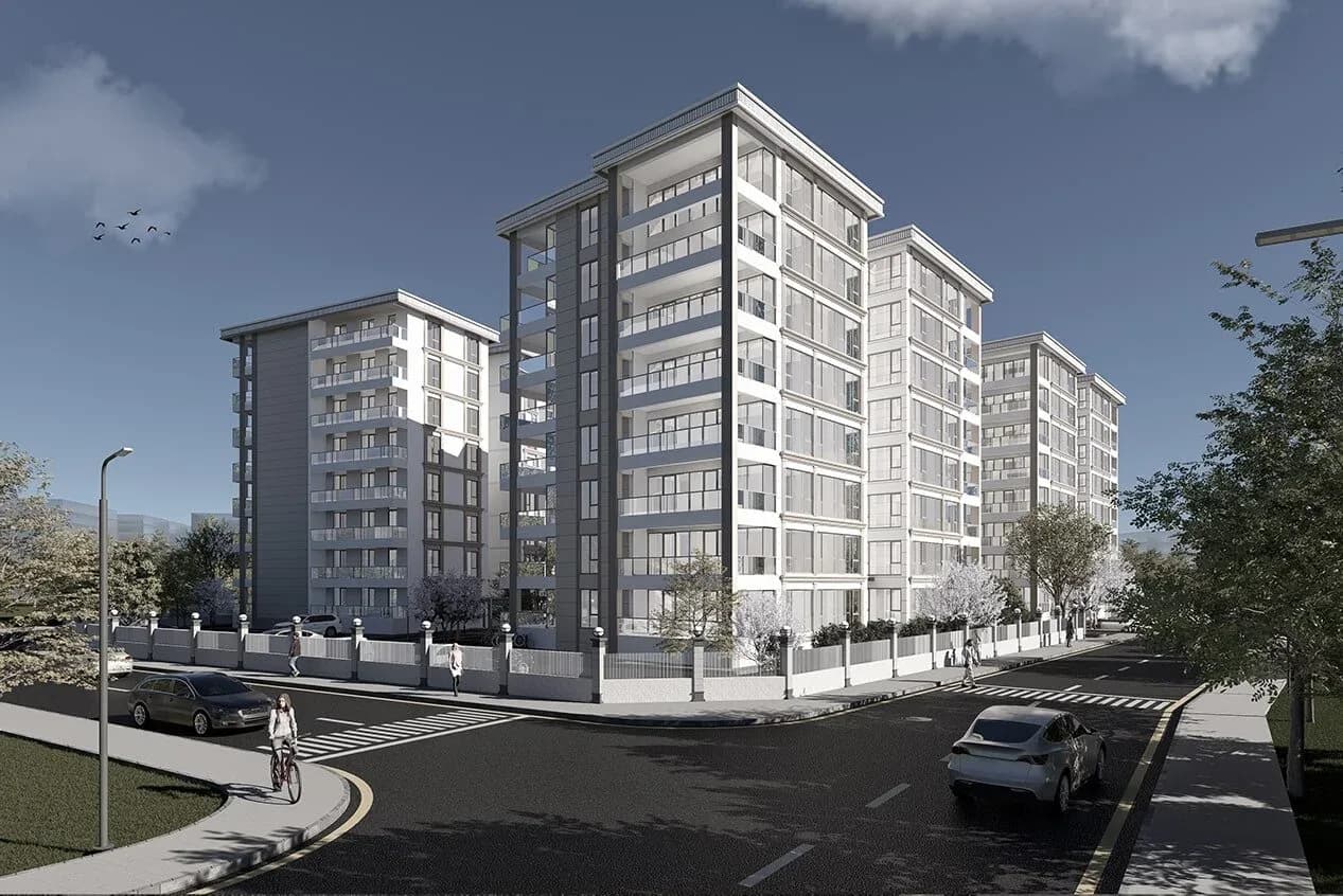 Seyirhane Evleri, Gölbaşı — dış cephe görselleştirmesi