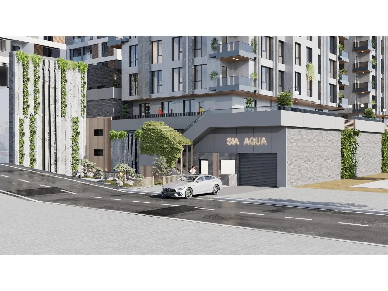 Sia Aqua, Üsküdar — dış cephe görselleştirmesi · 2. görsel