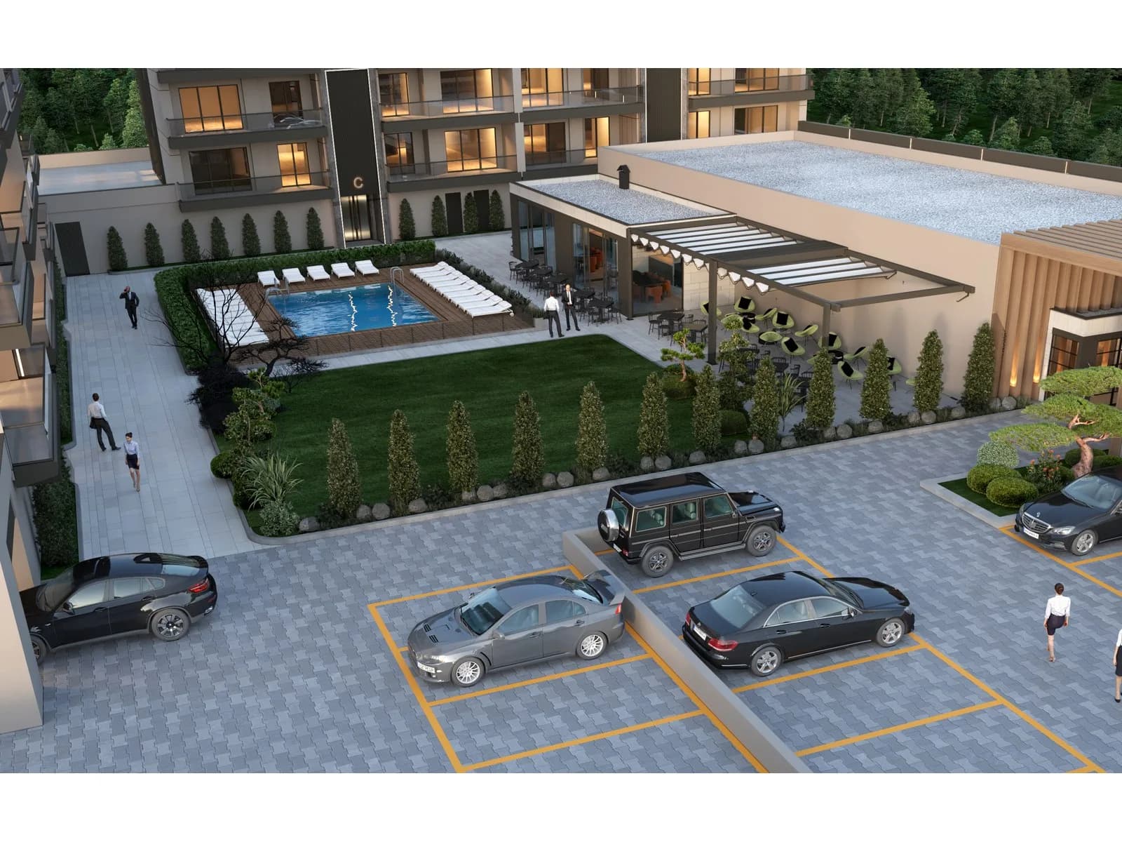 Sidelya Garden Kıratlı, Nilüfer — dış cephe görselleştirmesi · 4. görsel