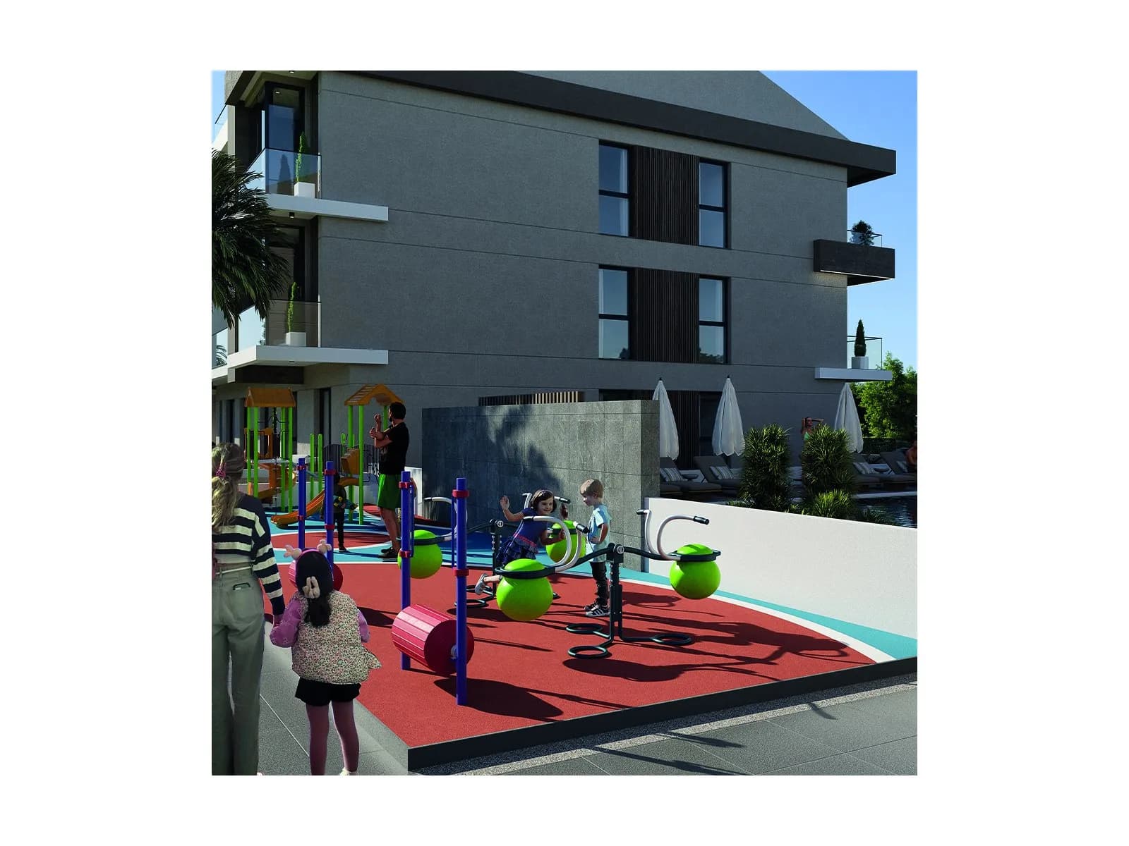 Siesta Aslı Garden, Menderes(cumaovası) — dış cephe görselleştirmesi · 2. görsel