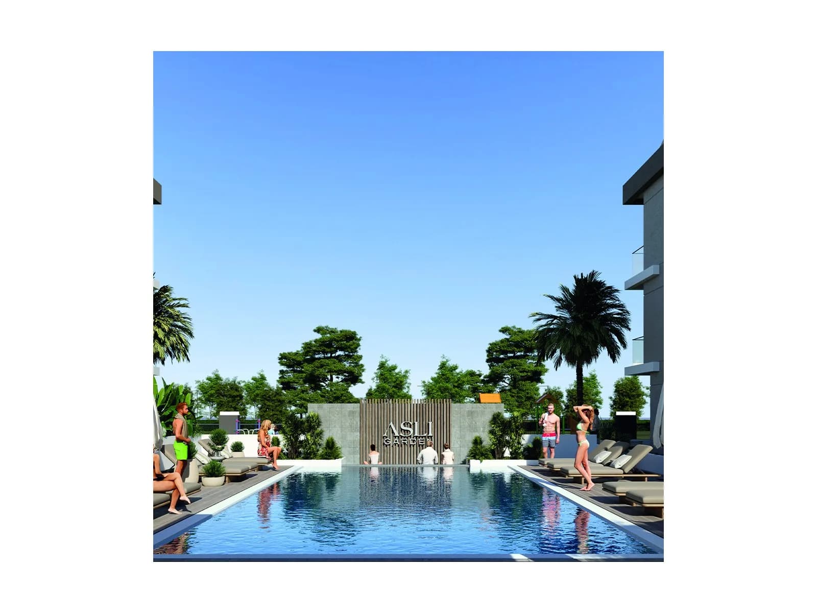 Siesta Aslı Garden, Menderes(cumaovası) — dış cephe görselleştirmesi · 3. görsel