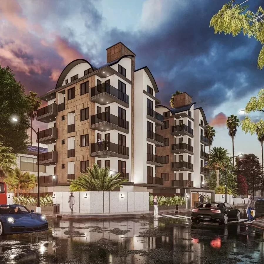 Sinim Towers, Yumurtalık — dış cephe görselleştirmesi