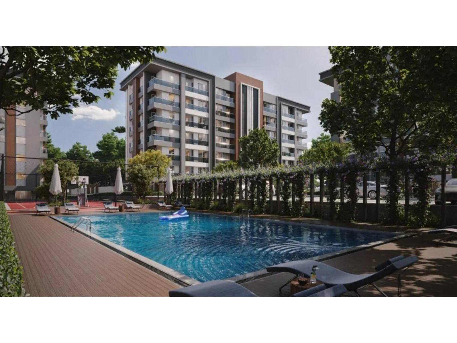Şirazi Life City, Kepez — dış cephe görselleştirmesi