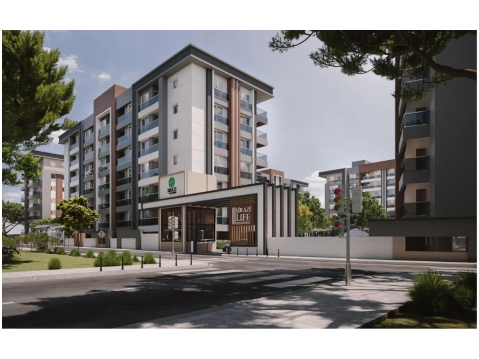 Şirazi Life City, Kepez — dış cephe görselleştirmesi · 4. görsel
