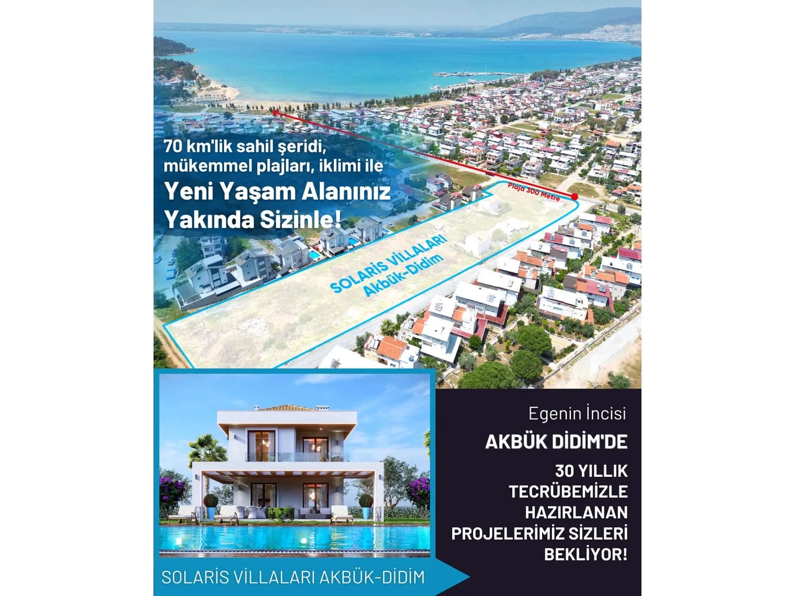 Solaris Beach Villas, Didim(yenihisar) — dış cephe görselleştirmesi · 2. görsel