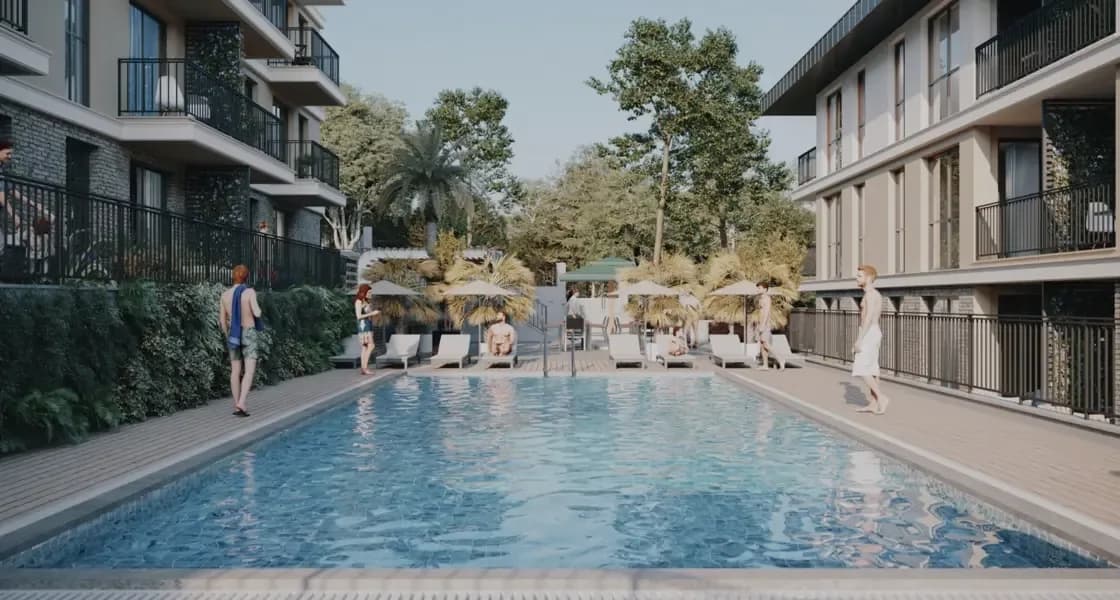 Summer House, Çınarcık — dış cephe görselleştirmesi · 2. görsel