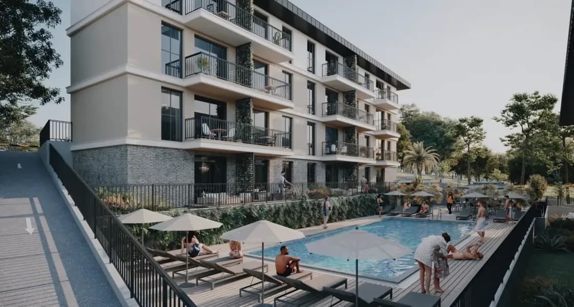 Summer House, Çınarcık — dış cephe görselleştirmesi · 3. görsel