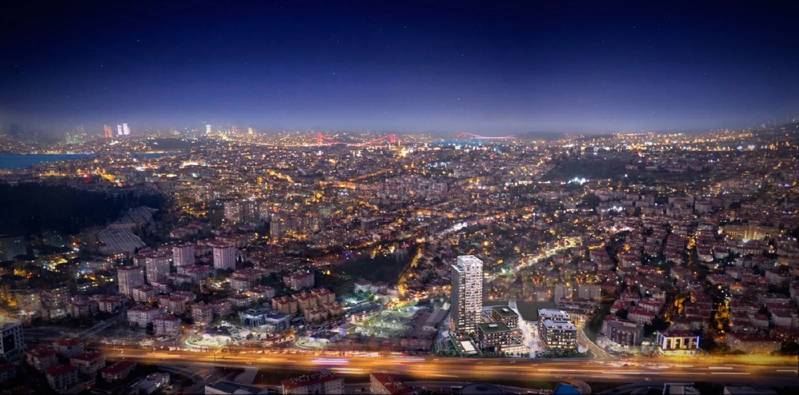 Excellence Koşuyolu Projesi, Kadıköy — dış cephe görselleştirmesi · 3. görsel