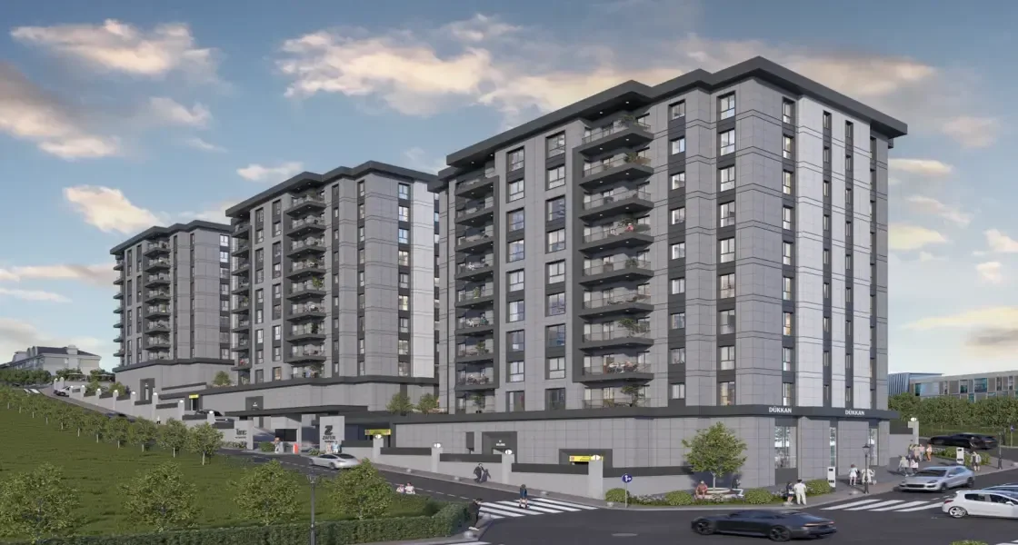 Tane Olimpiyat, Başakşehir — dış cephe görselleştirmesi