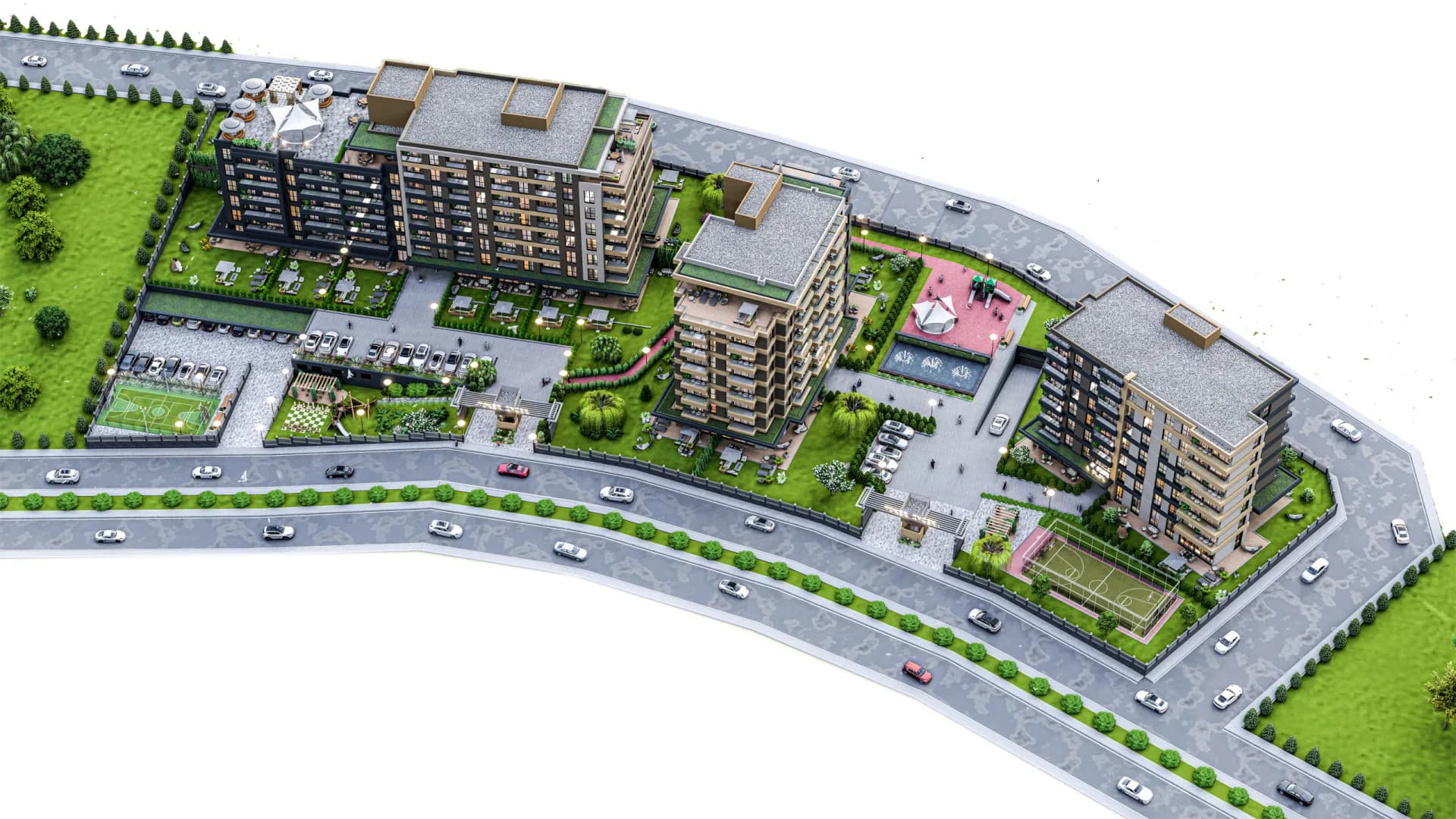 Toker İncek, Gölbaşı — dış cephe görselleştirmesi · 4. görsel