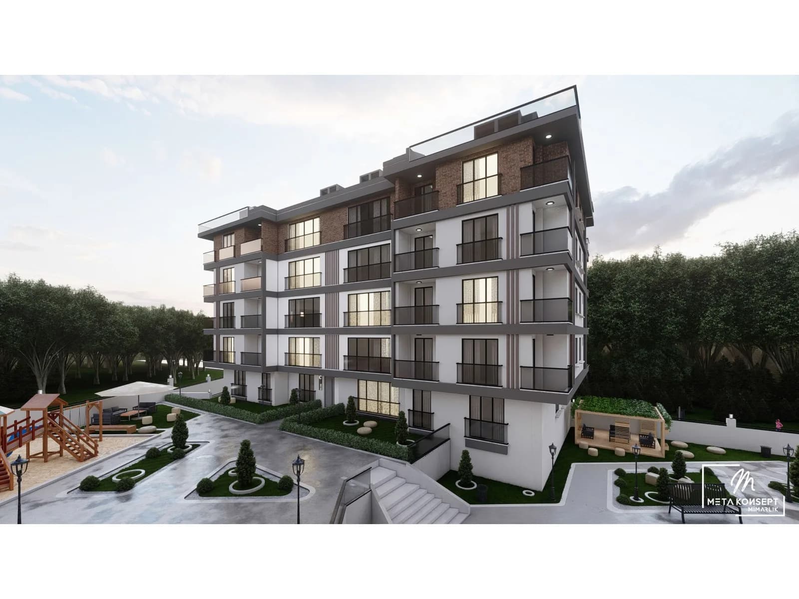 Topçuoğlu Proje, Beylikdüzü — dış cephe görselleştirmesi · 4. görsel