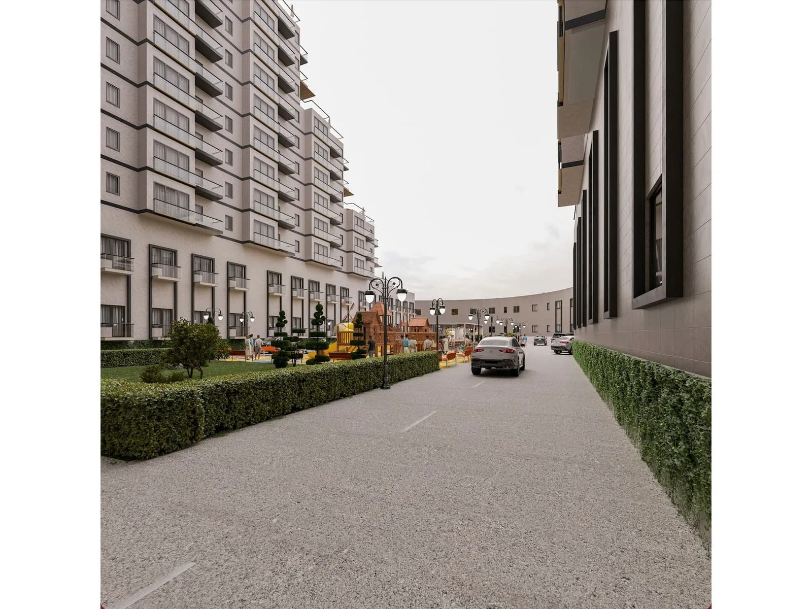 TREND SANCAKTEPE Rezidans & AVM, Sancaktepe — dış cephe görselleştirmesi · 3. görsel