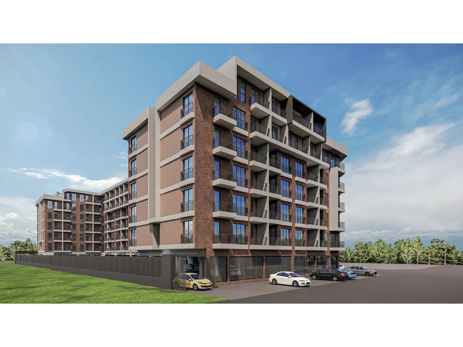 Türköz Suit, Başiskele — dış cephe görselleştirmesi