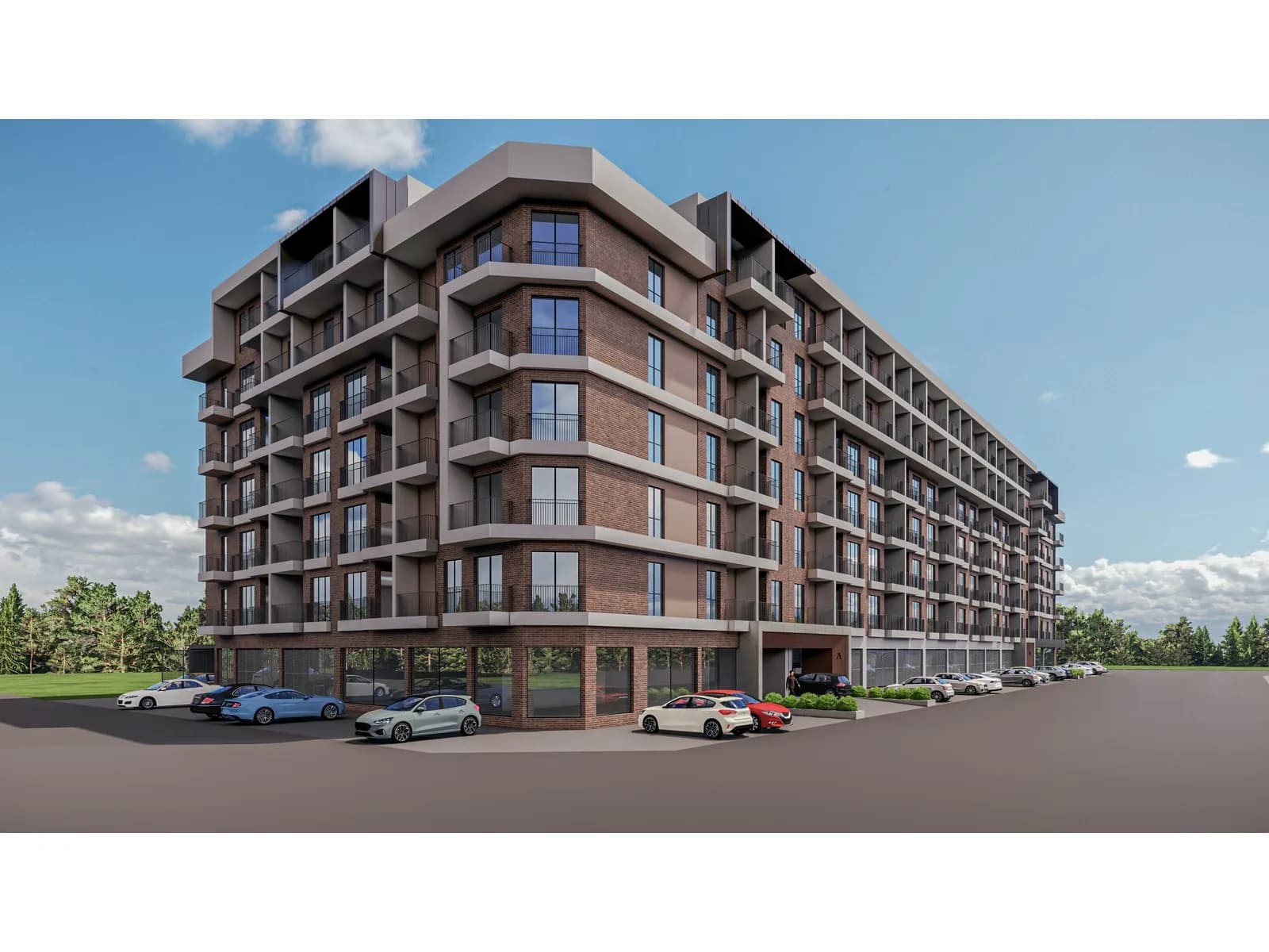 Türköz Suit, Başiskele — dış cephe görselleştirmesi · 4. görsel