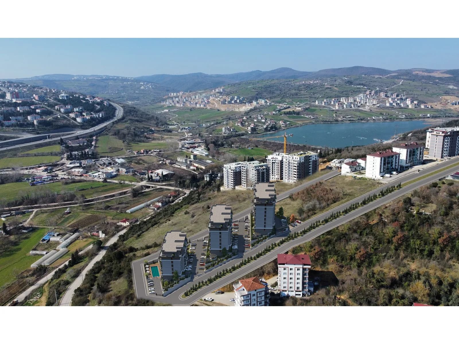 Tuval Gölkay, İzmit — dış cephe görselleştirmesi
