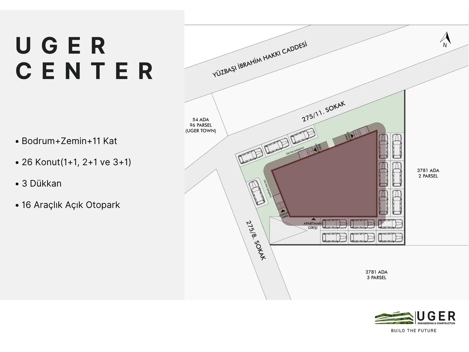 Uger Center, Bayraklı — dış cephe görselleştirmesi · 4. görsel