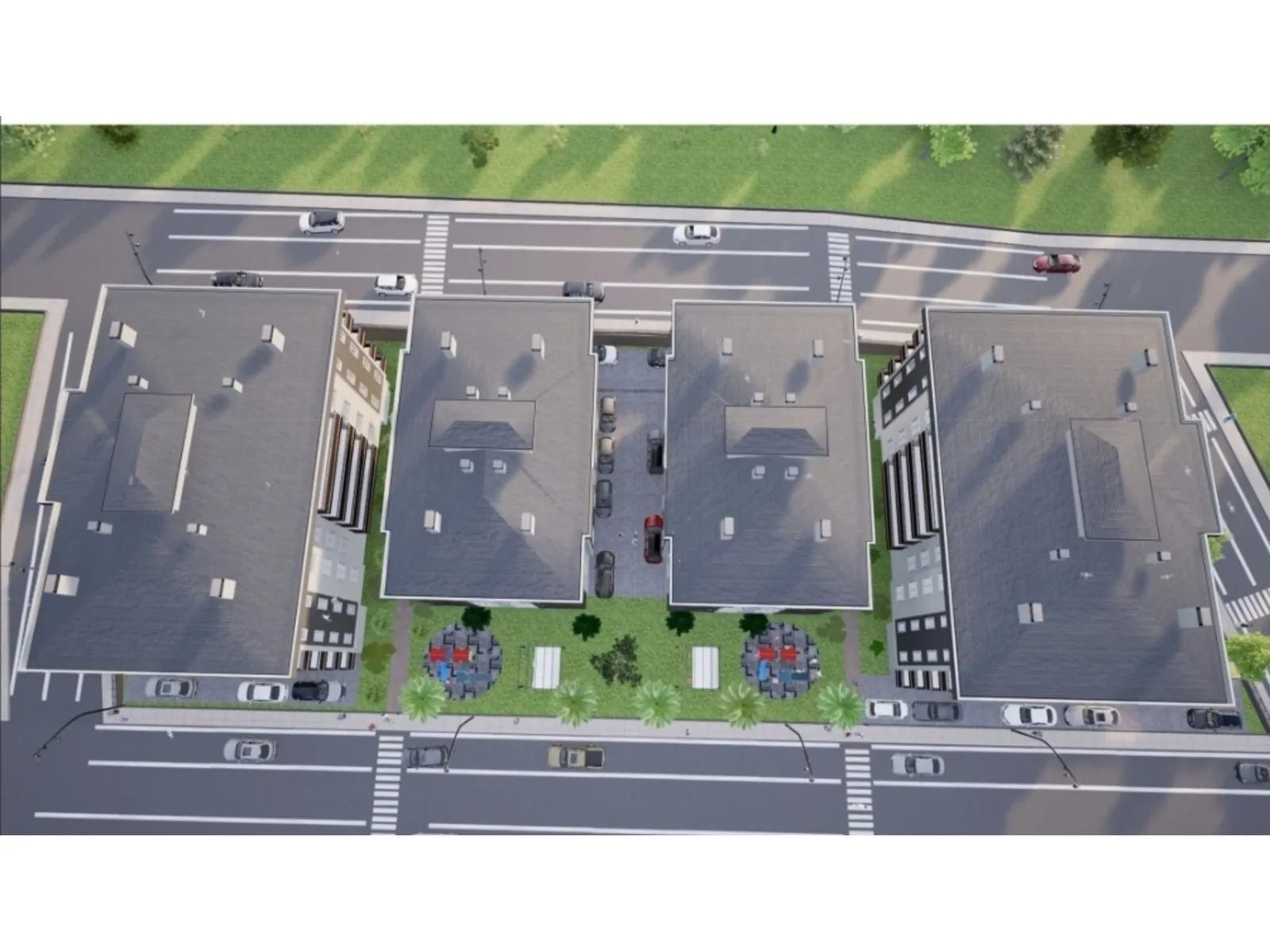 Ülkü Sitesi, Kastamonu — dış cephe görselleştirmesi
