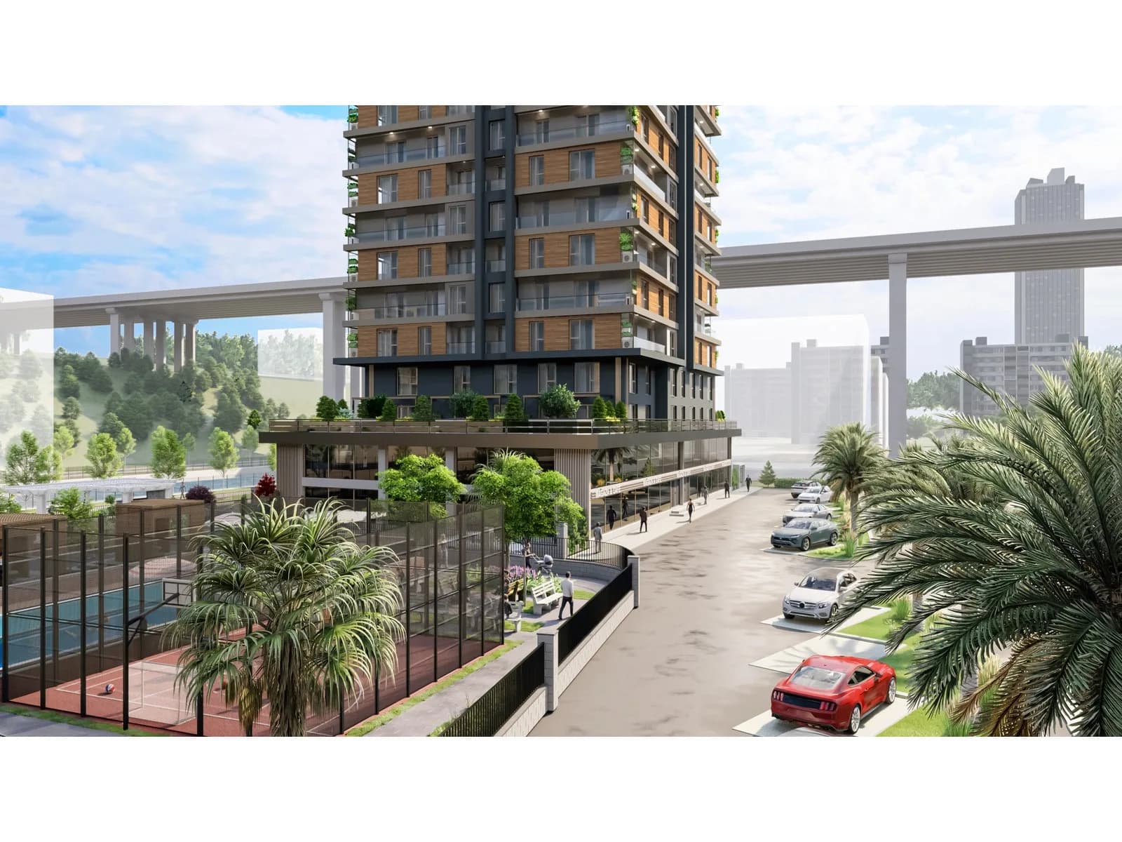 Vadi Premium, Kağıthane — dış cephe görselleştirmesi · 3. görsel