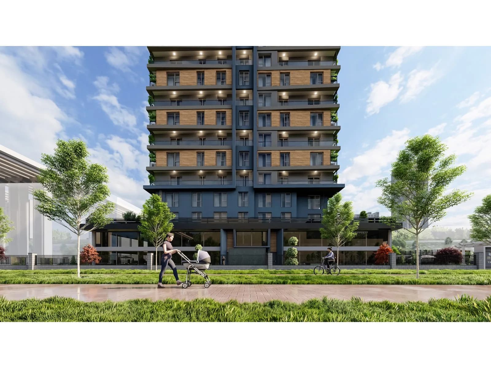 Vadi Premium, Kağıthane — dış cephe görselleştirmesi · 4. görsel