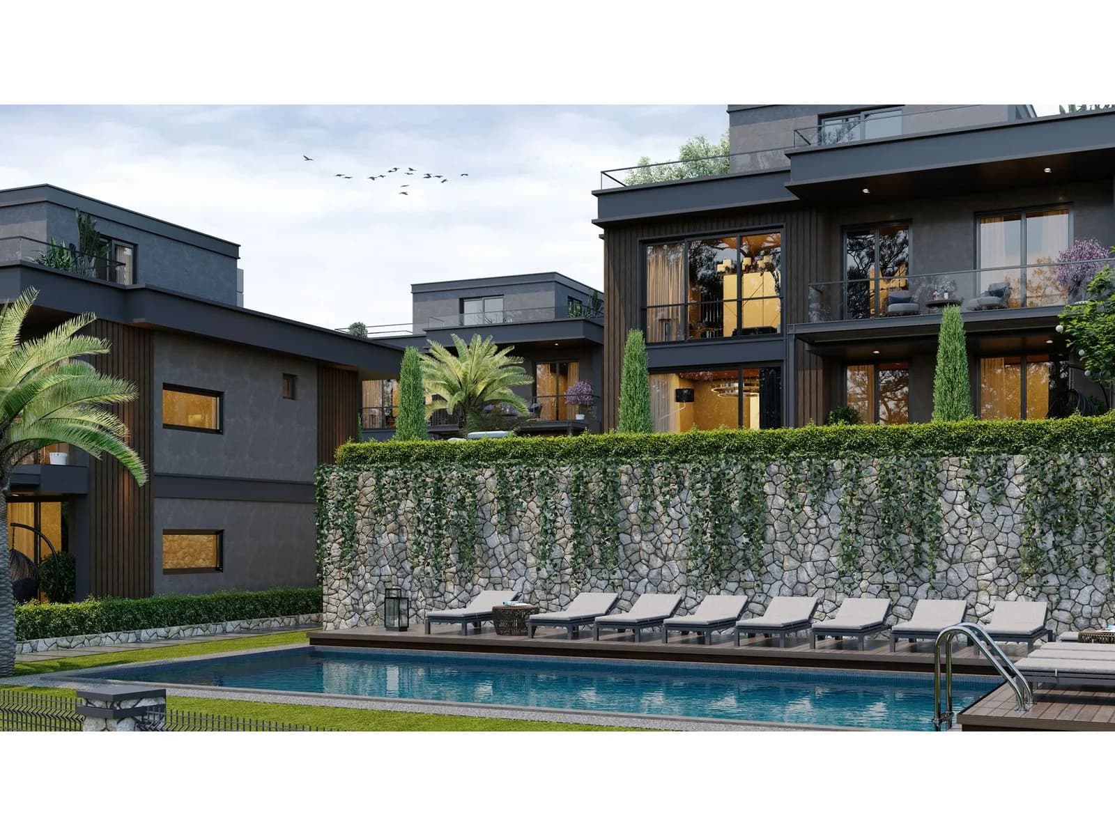Vadi Suit Villa, İzmit — dış cephe görselleştirmesi · 5. görsel