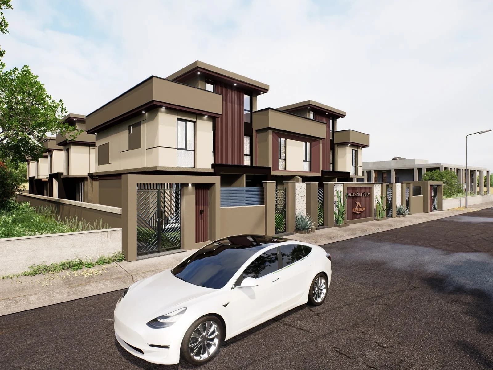 Valentine Villas, Karasu — dış cephe görselleştirmesi · 3. görsel