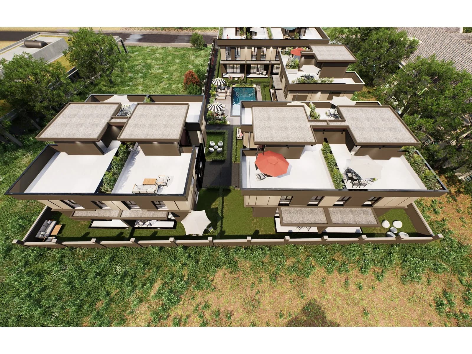 Valentine Villas, Karasu — dış cephe görselleştirmesi · 4. görsel