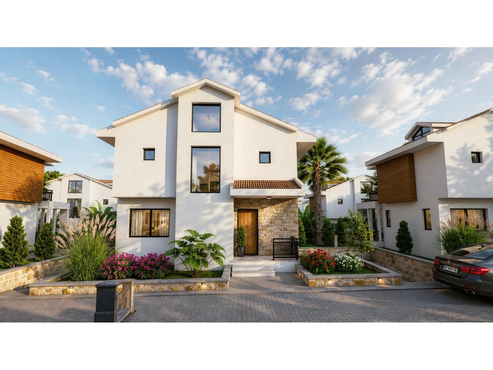 Velaris Collection, Fethiye — dış cephe görselleştirmesi