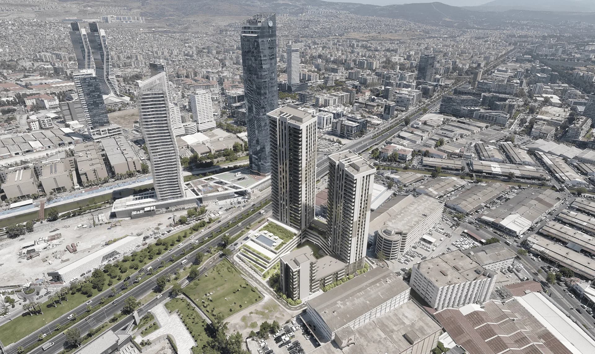 Velux Bay Towers, Konak — dış cephe görselleştirmesi · 5. görsel