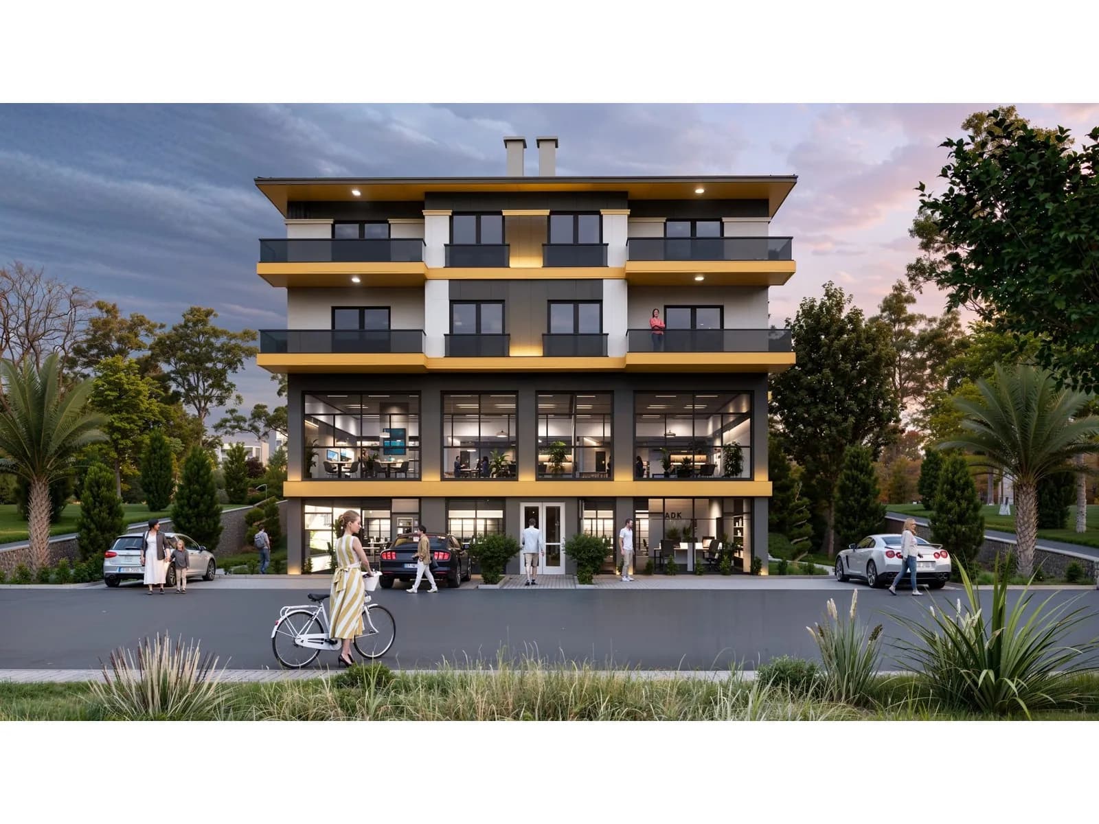 Vuslat Plus Comfort, Karasu — dış cephe görselleştirmesi