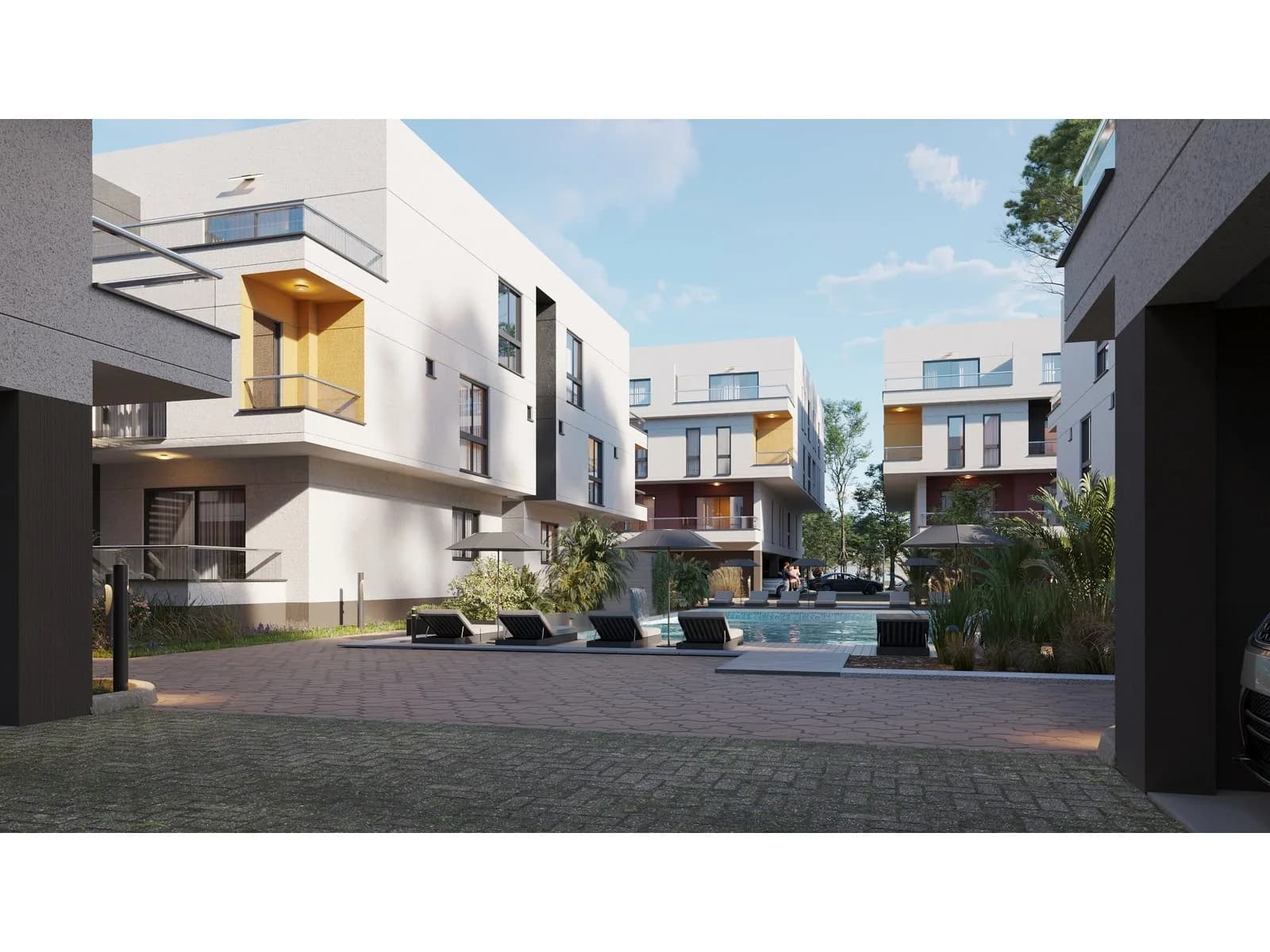 Yeniköy Boğaz Tatil Köyü, Nilüfer — dış cephe görselleştirmesi · 2. görsel