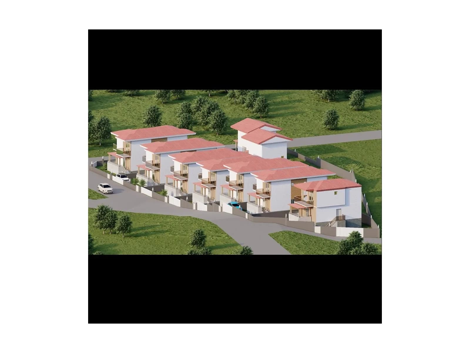 Yiğitler Sahil Evleri, Balıkesir — dış cephe görselleştirmesi