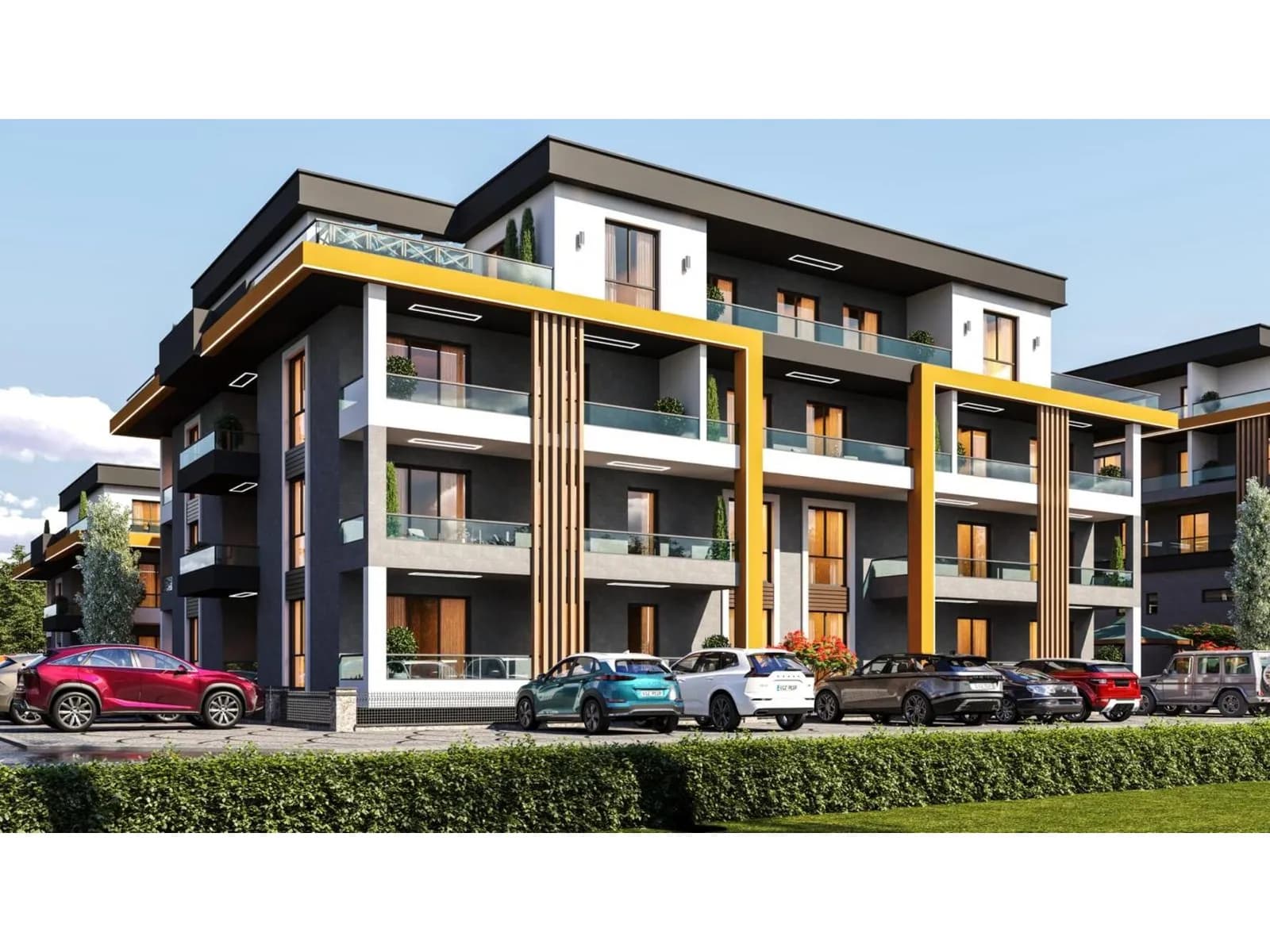 Yuvacık Lotus Evleri, Başiskele — dış cephe görselleştirmesi · 3. görsel