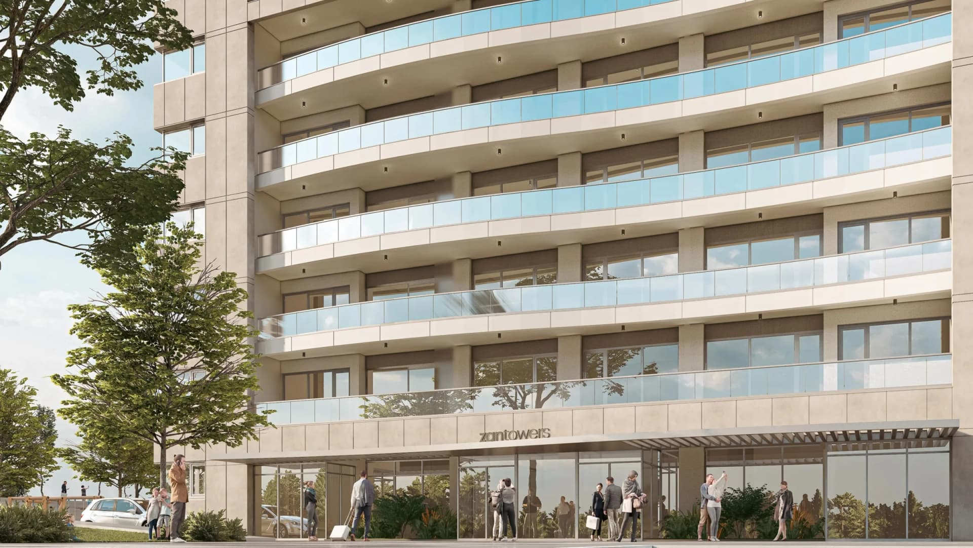 Zan Towers, Gölbaşı — dış cephe görselleştirmesi · 3. görsel