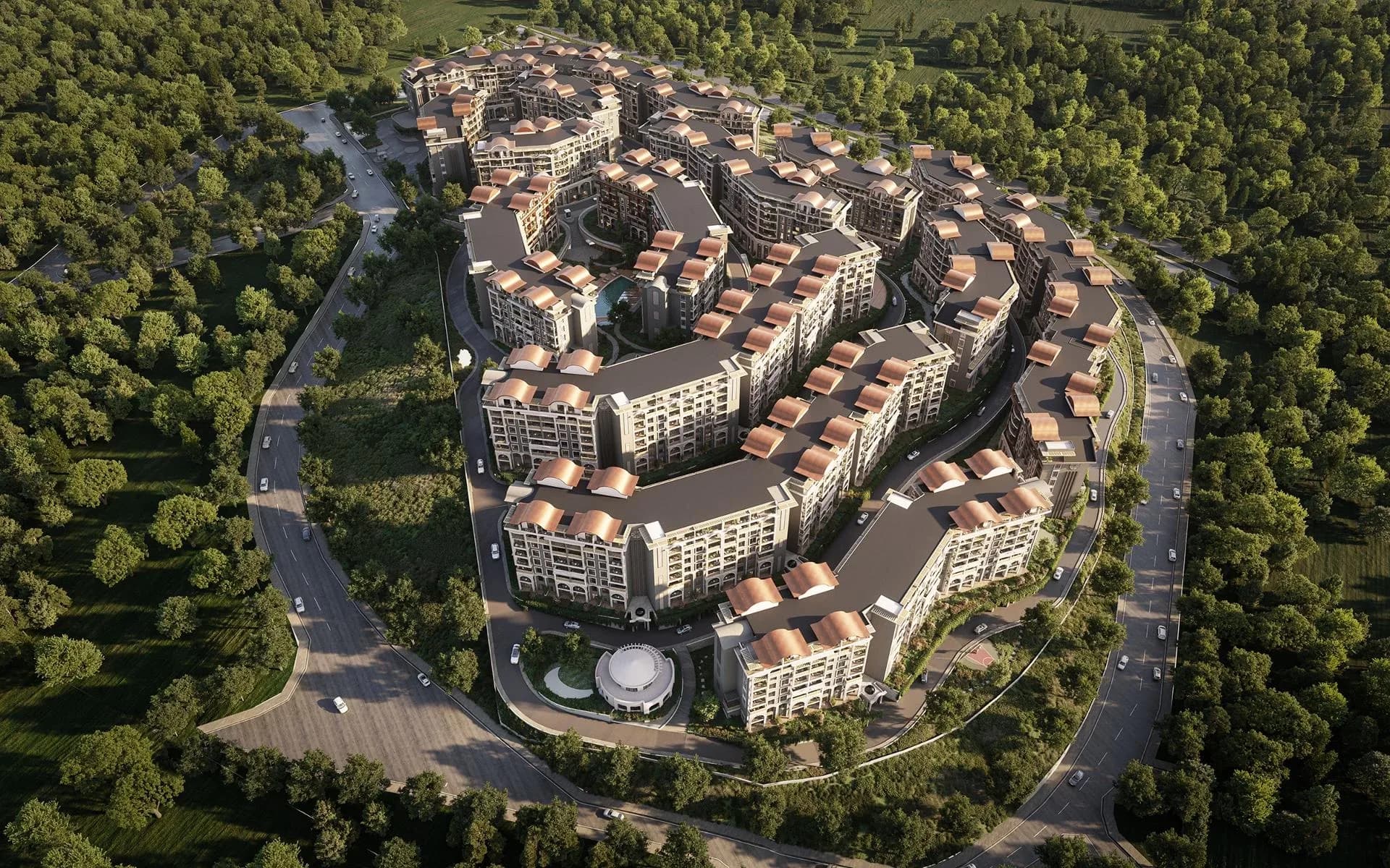 Zeray Grande Anatolia, Çayırova — dış cephe görselleştirmesi