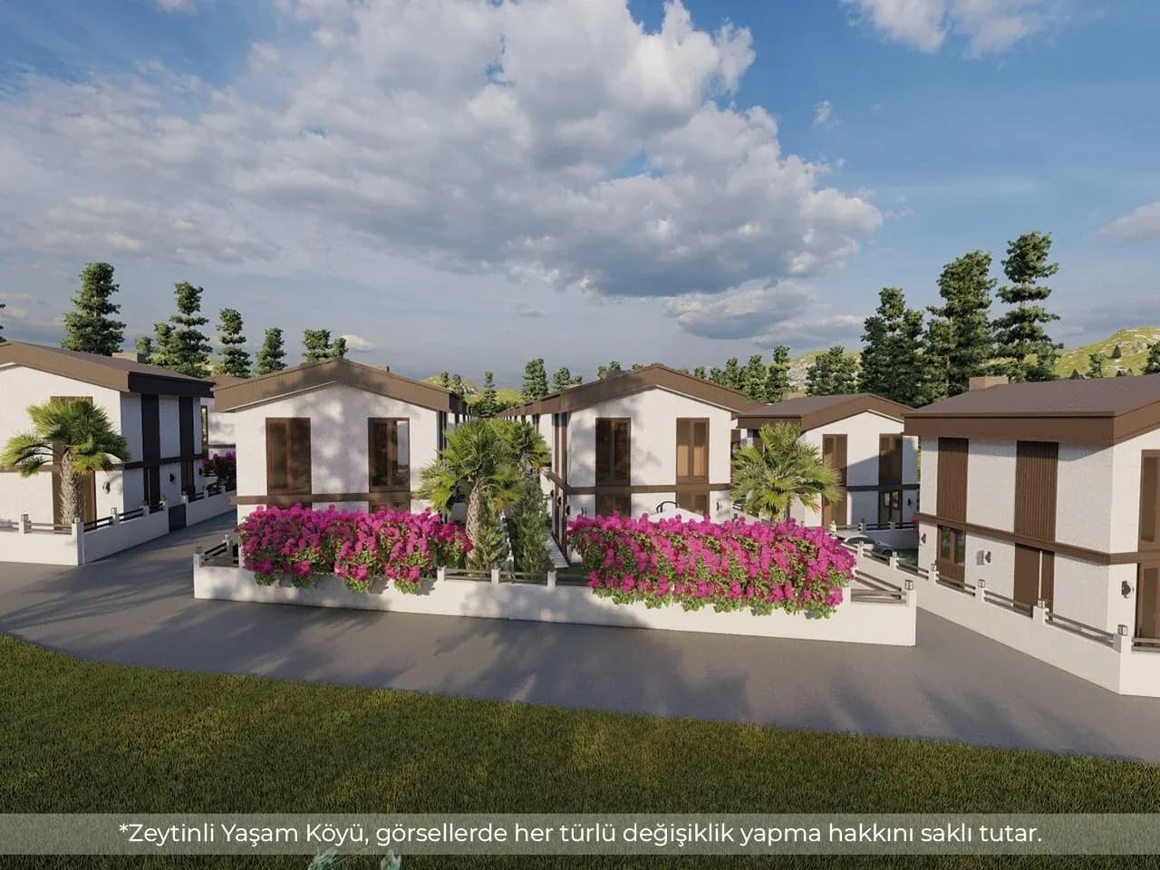 Zeytinli Yaşam Köyü, Yalova — dış cephe görselleştirmesi · 4. görsel